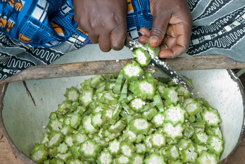 okra. photo by Rik Schuiling